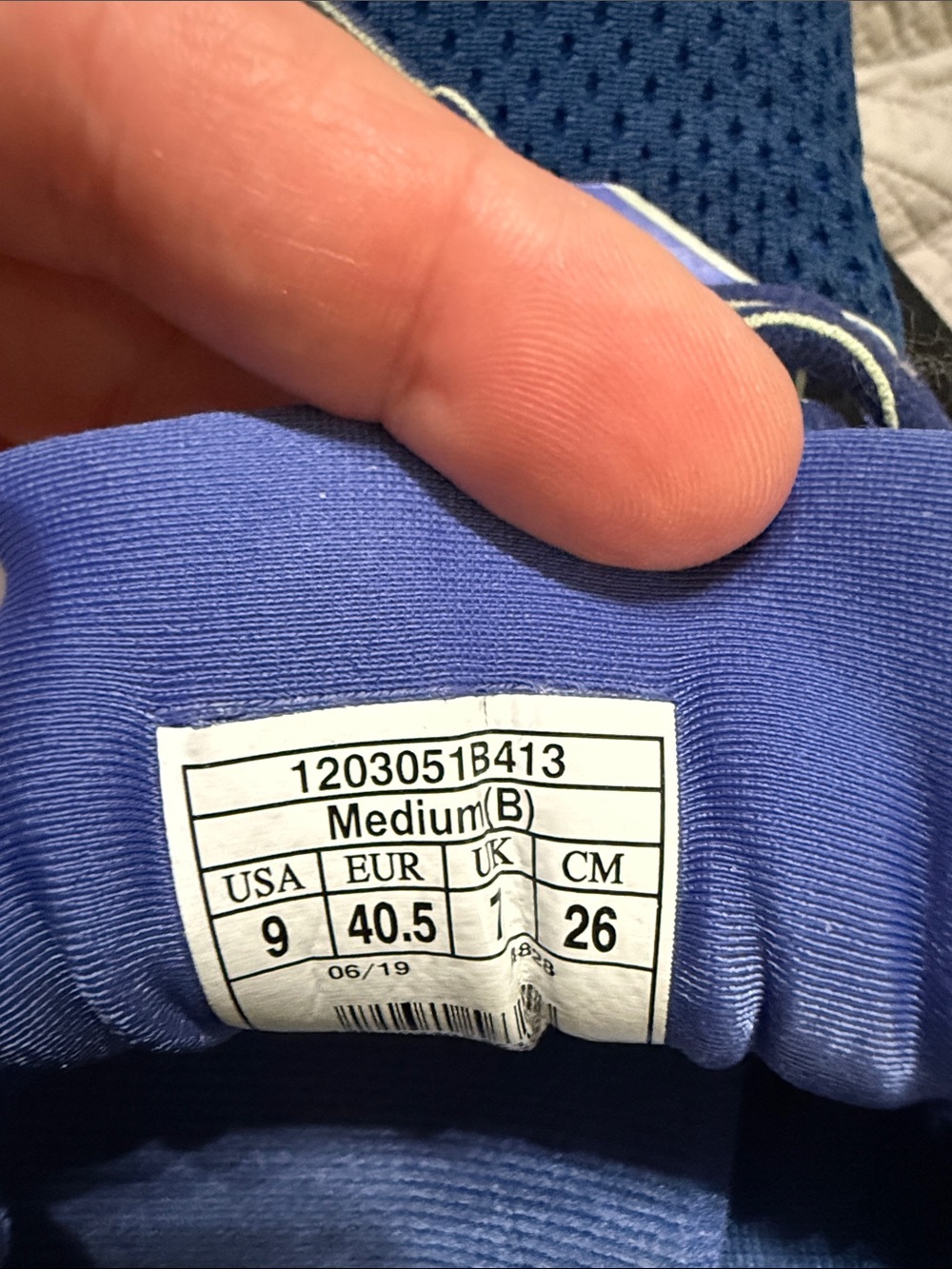 Brooks Navy / Periwinkle Ghost 12 Sneakers 9 - Picture 9 of 9
